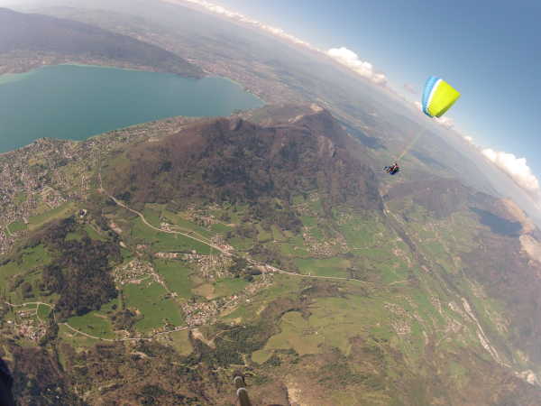 parapente lac d'annecy