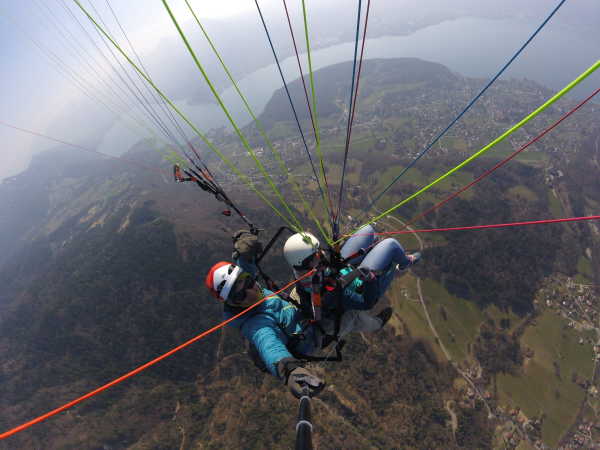 Vol biplace annecy parapente