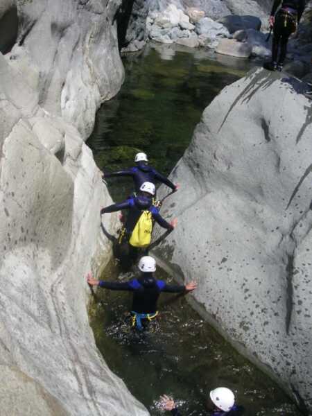 Canyoning sensations