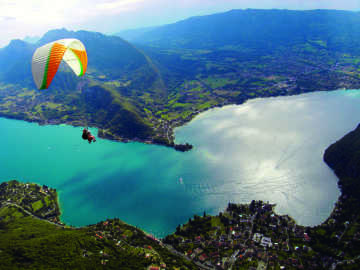 parapente lac annecy