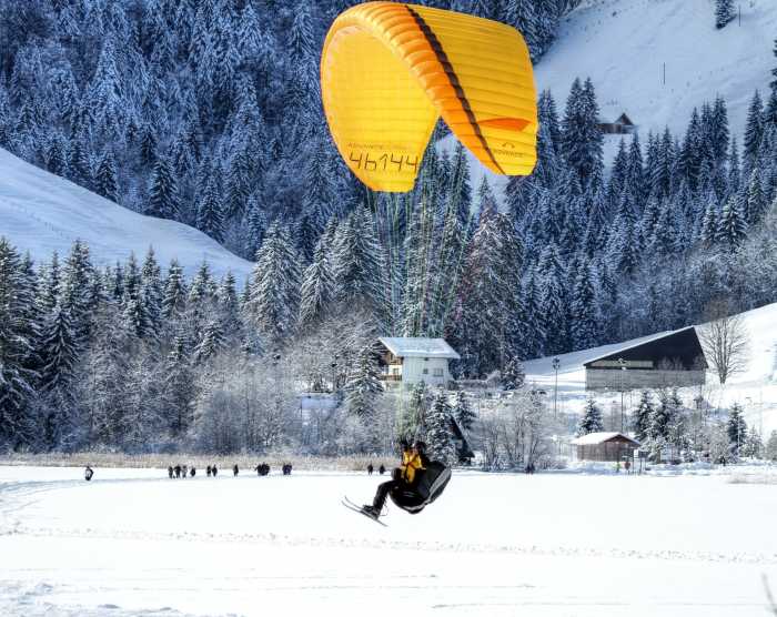 speed-riding parapente