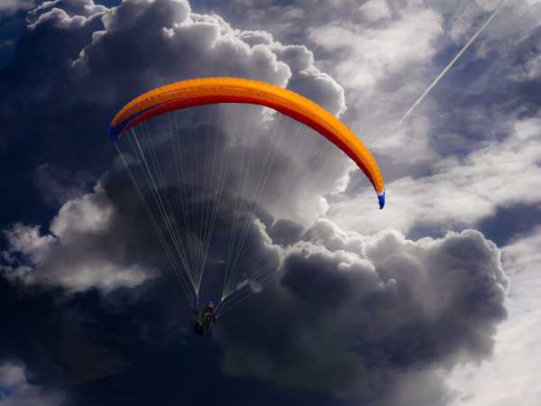 parapente orage