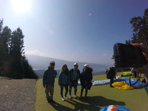 décollage parapente annecy