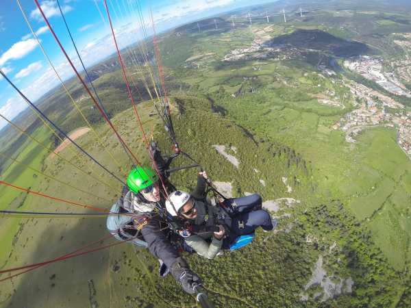 parapente viaduc milau france